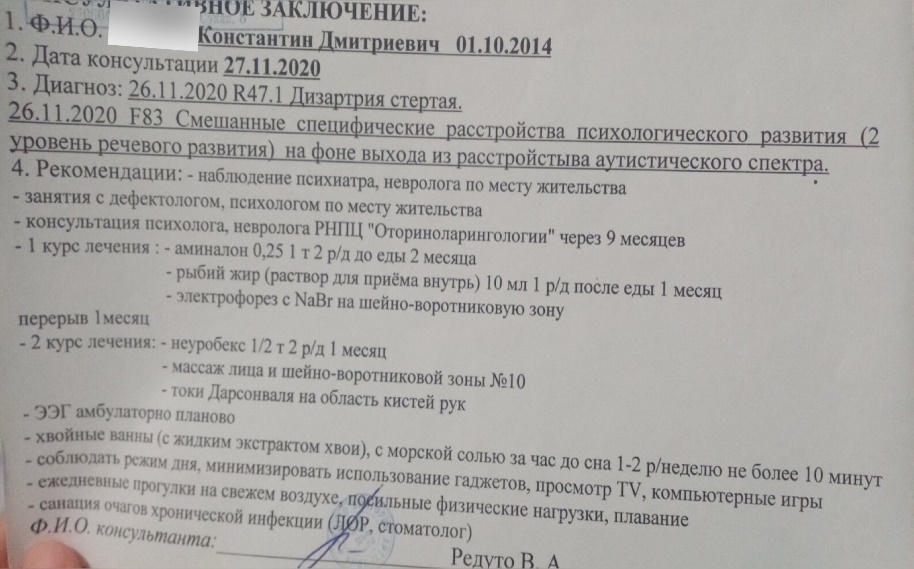 Истории пациентов